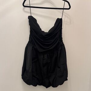 Steve Madden Black Cowl Neck Mini Dress